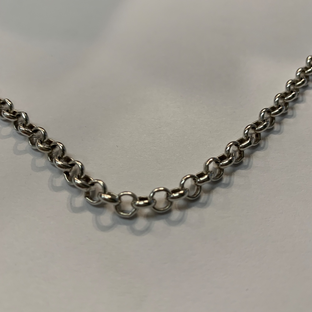Sterling Silver Rolo Chain - Picture 2 of 4